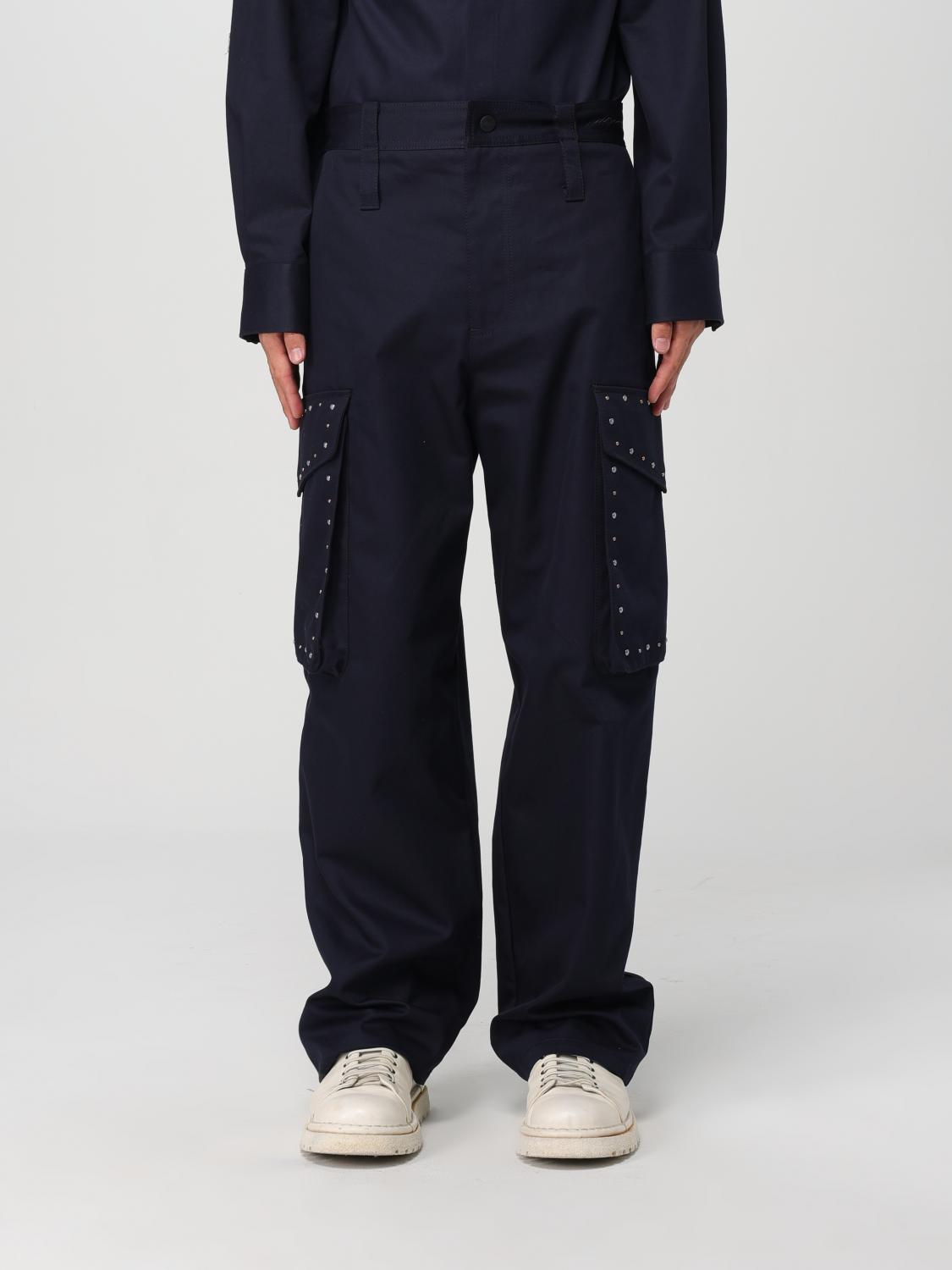 MSGM PANTS: Pants men MSGM, Blue - Img 1