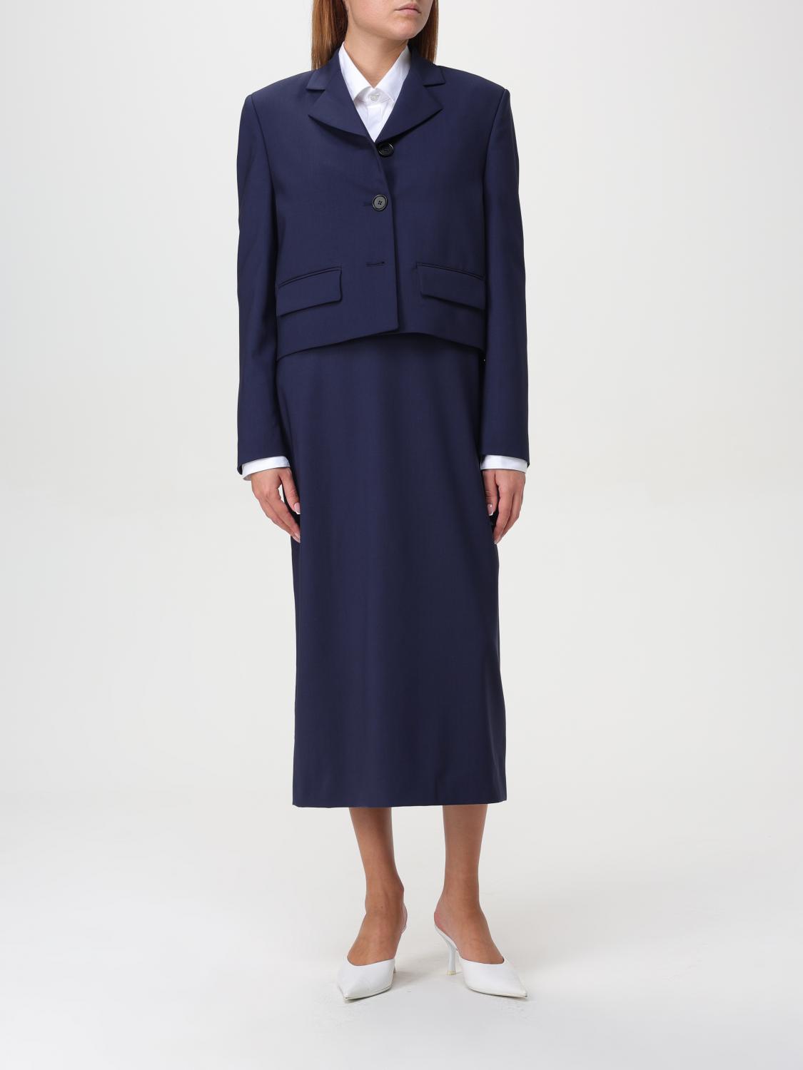 MSGM GONNA: Gonna MSGM in viscosa , Blue - Img 2