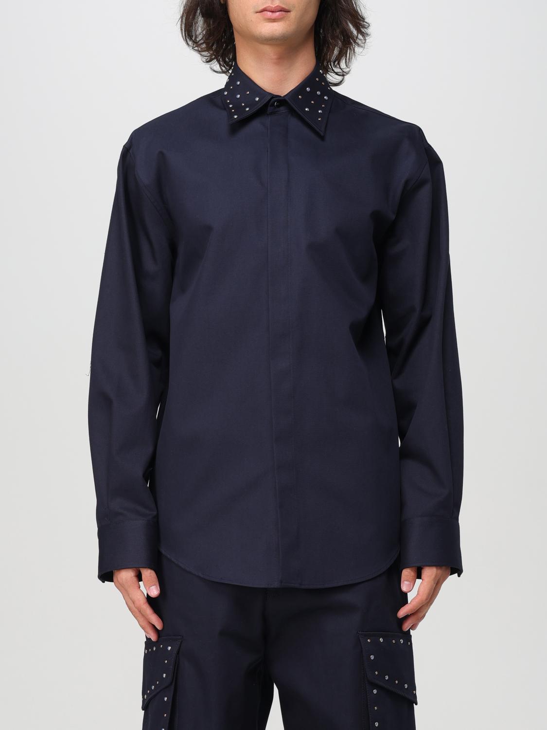 MSGM SHIRT: Shirt men MSGM, Blue - Img 1