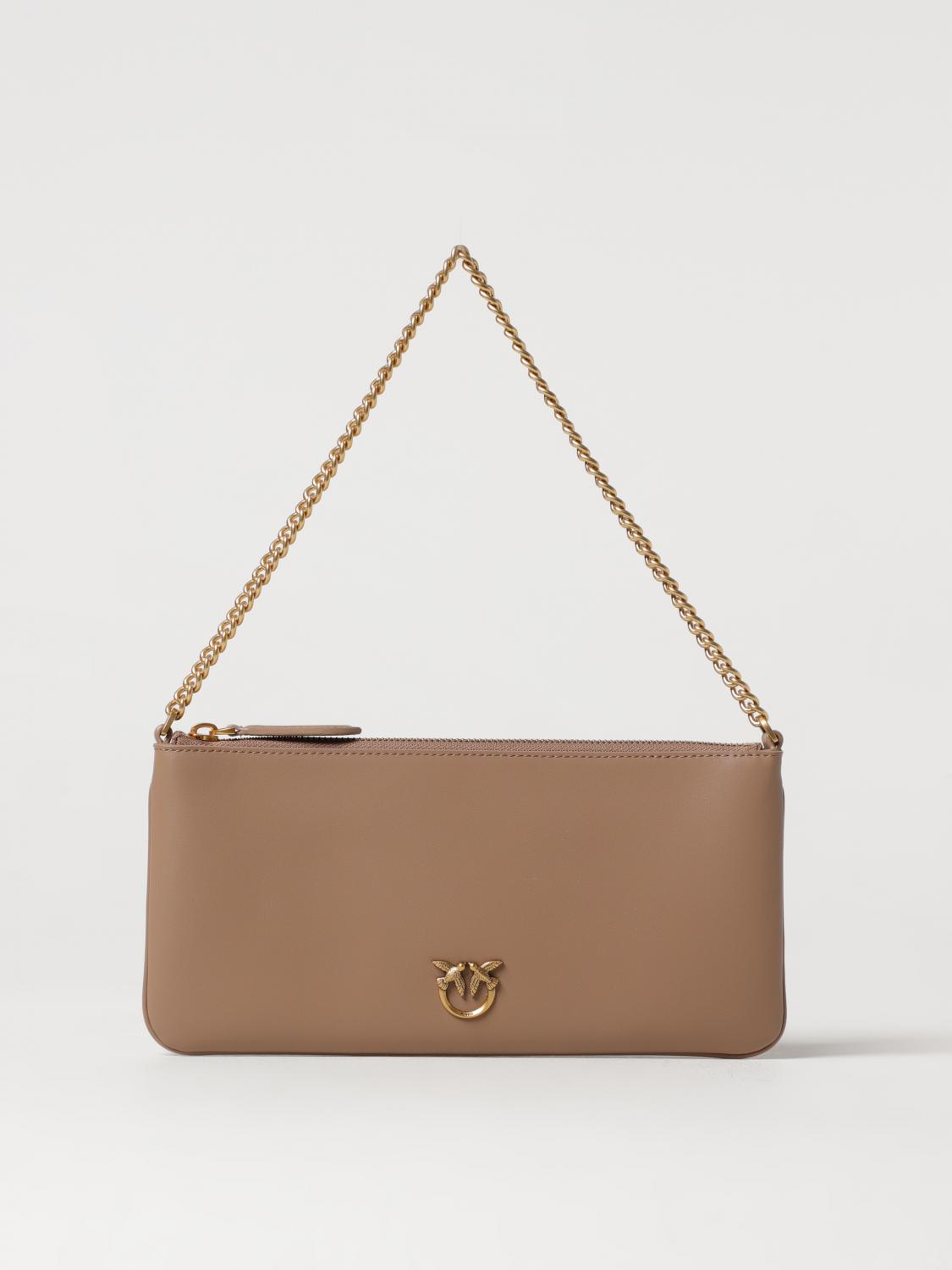 PINKO BORSA A SPALLA: Borsa Pinko in pelle , Beige - Img 1