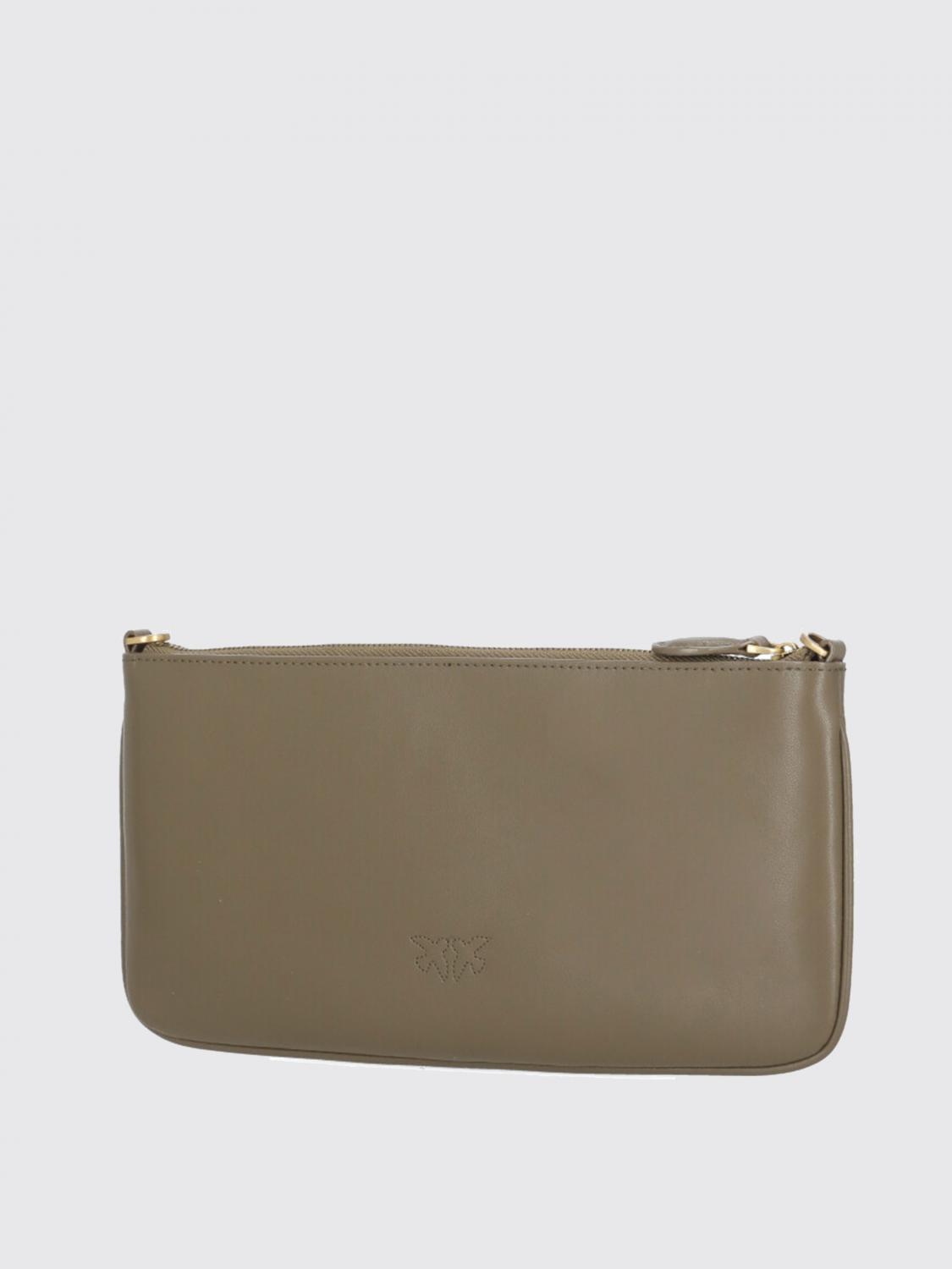 PINKO BORSA A SPALLA: Borsa Pinko in pelle , Marrone - Img 4