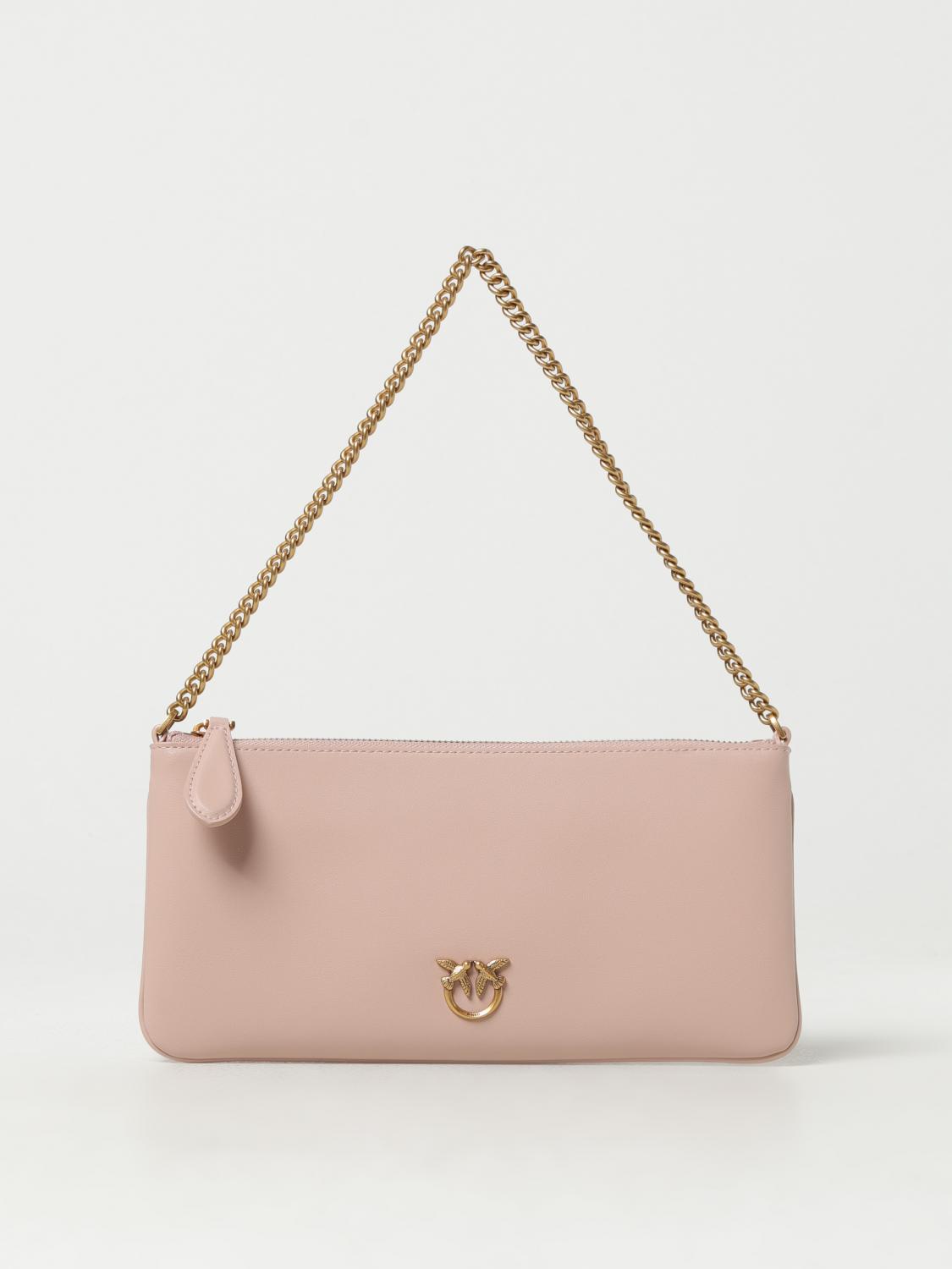 PINKO BORSA A SPALLA: Borsa Pinko in pelle , Cipria - Img 1