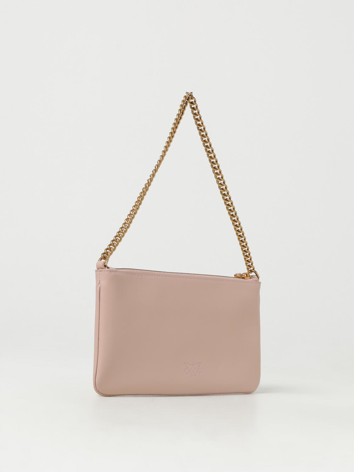 PINKO BORSA A SPALLA: Borsa Pinko in pelle , Cipria - Img 2