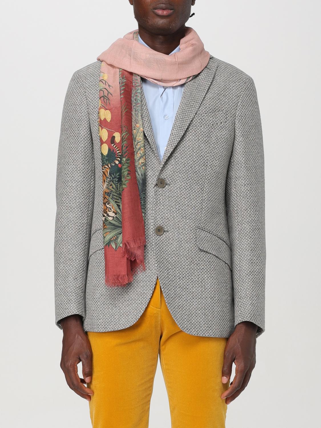 ETRO SCIARPA: Sciarpa Etro in modal con motivo floreale all over, Nero - Img 2