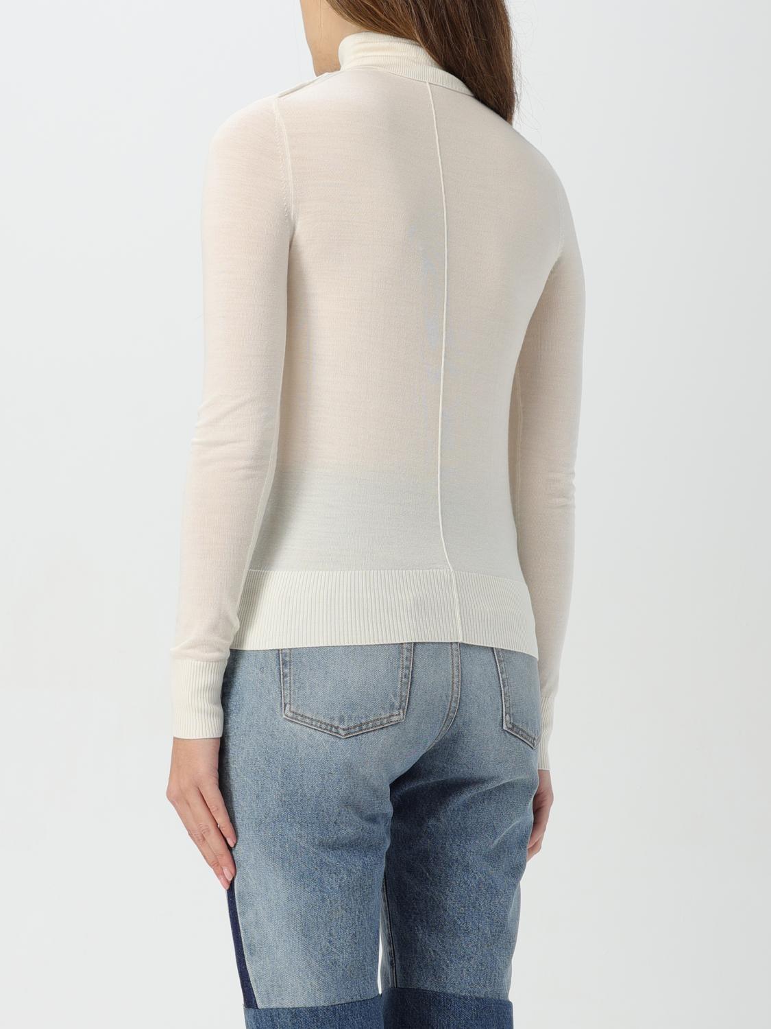 CHLOÉ SWEATER: Chloé women's high-neck sweater, White - Img 3