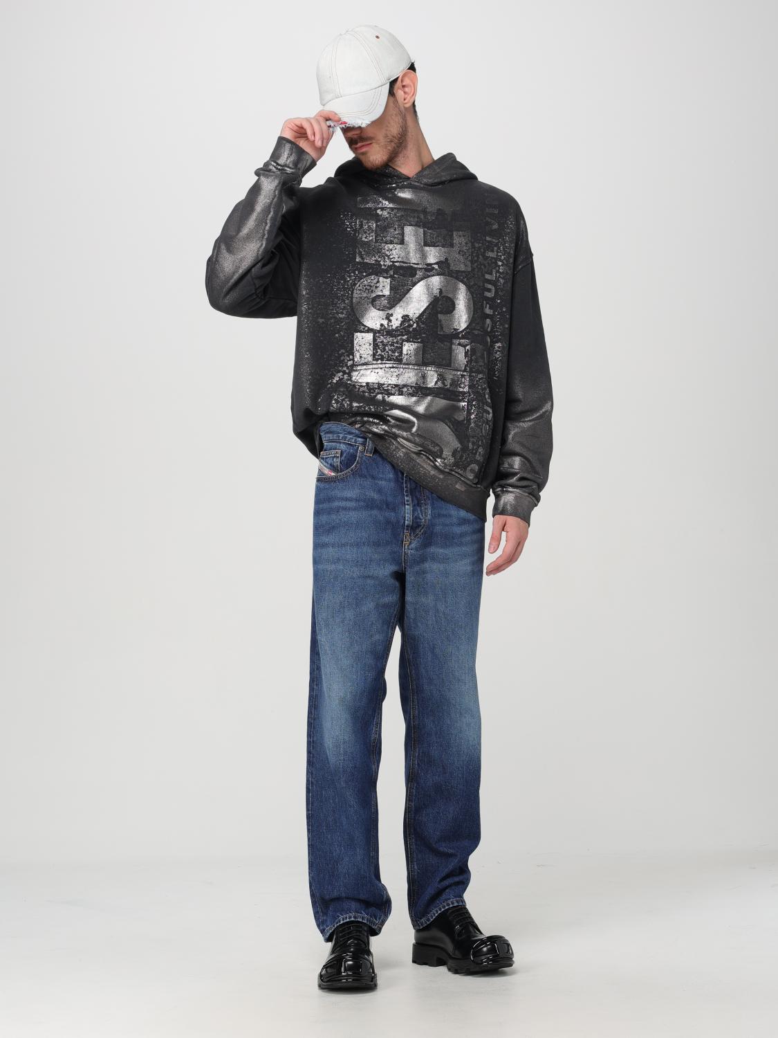 DIESEL GORRO: Gorro hombre Diesel, Azul Oscuro - Img 4