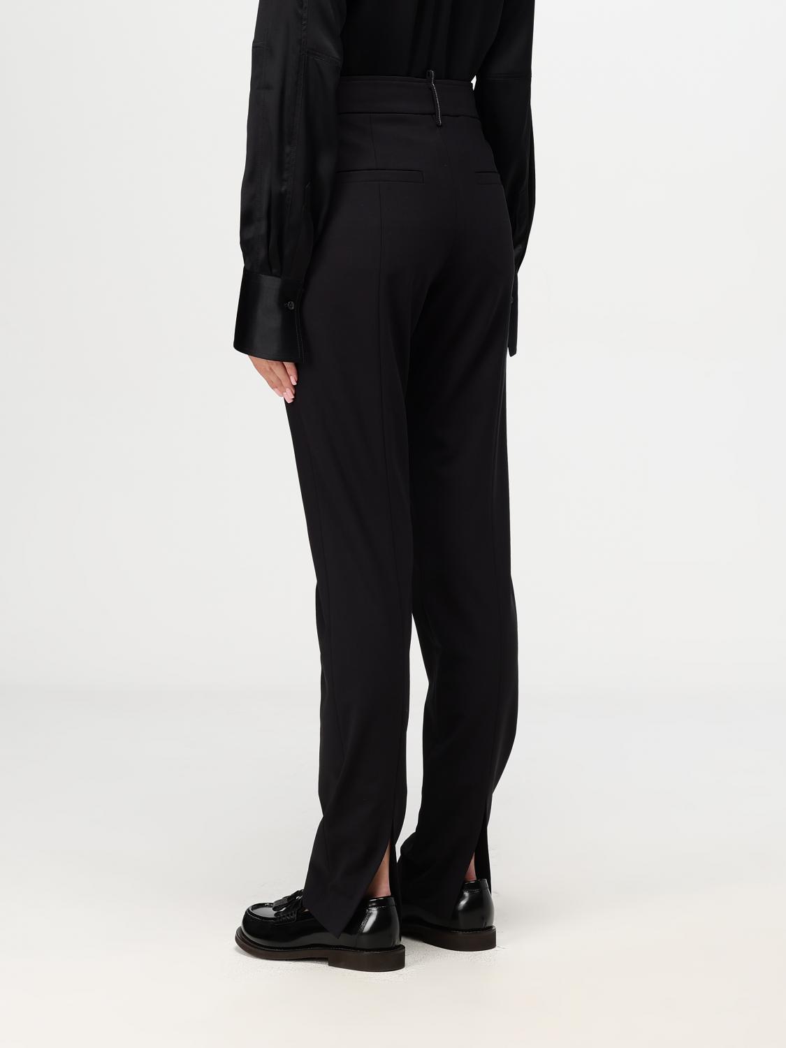 BRUNELLO CUCINELLI PANTS: Pants woman Brunello Cucinelli, Black - Img 3