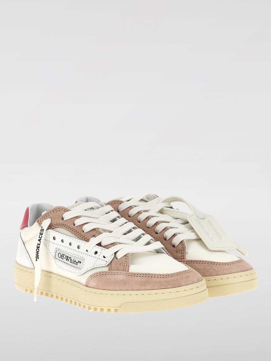 OFF-WHITE BASKETS: Baskets femme Off-white, Rose - Img 2