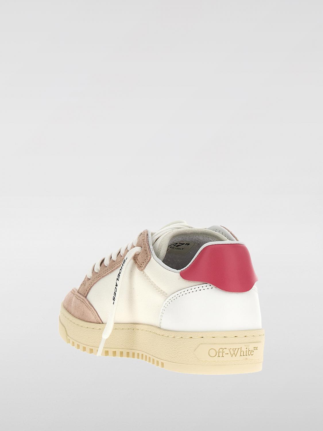 OFF-WHITE BASKETS: Baskets femme Off-white, Rose - Img 3