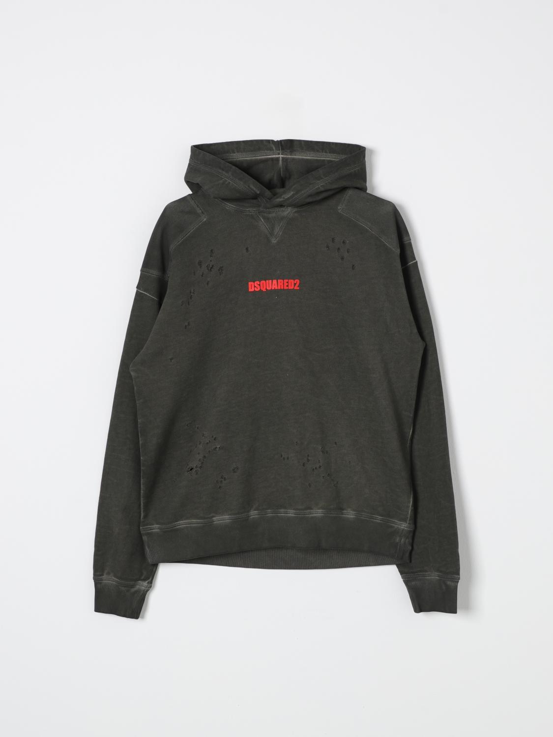 DSQUARED2 SWEATER: Sweater kids Dsquared2, Grey - Img 1
