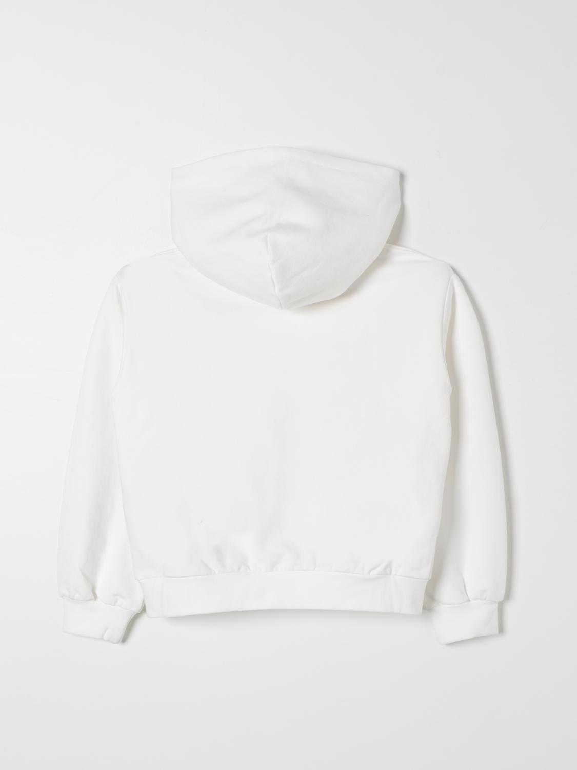 MISS BLUMARINE SWEATER: Sweater kids Miss Blumarine, White - Img 2