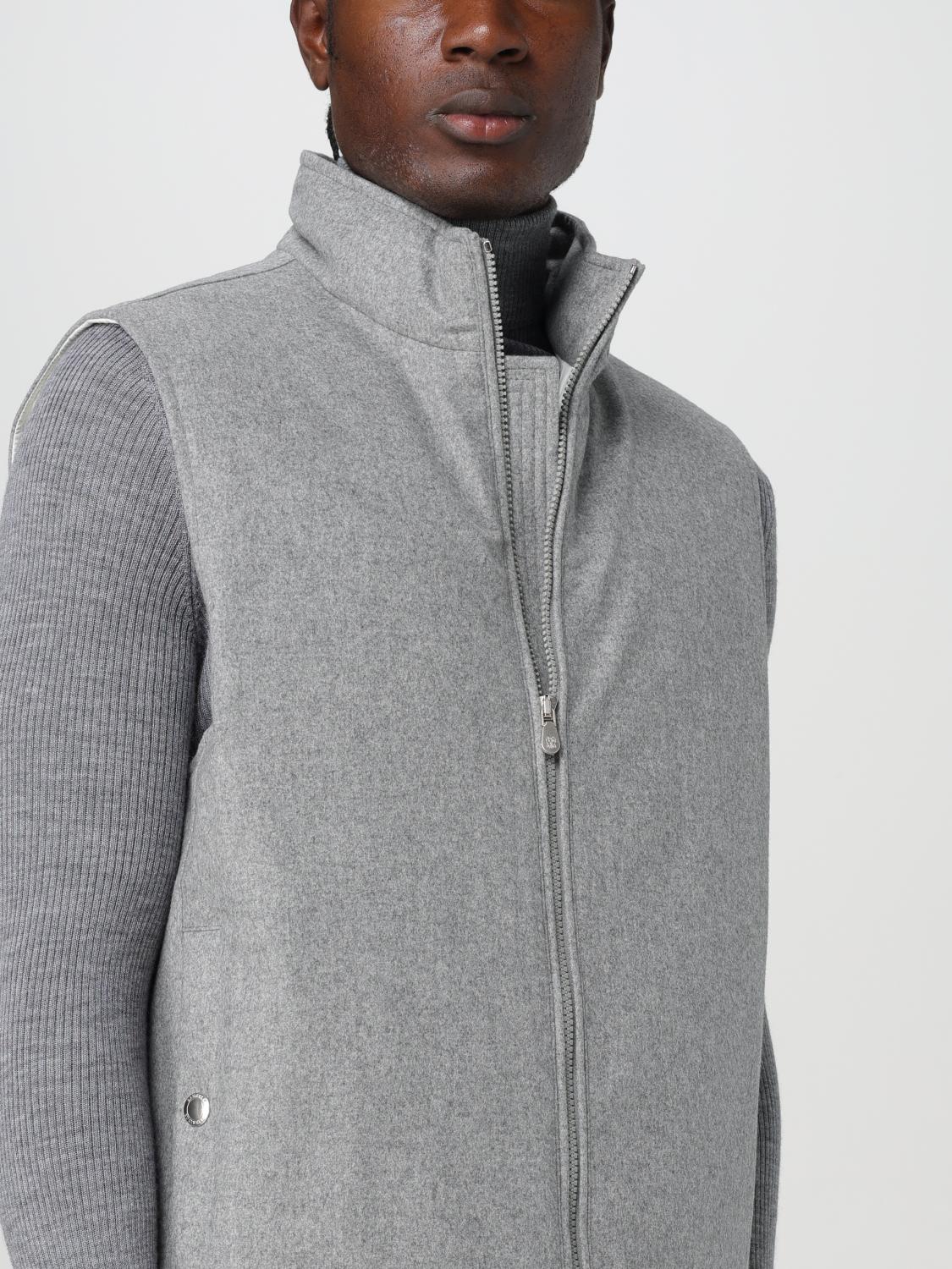 BRUNELLO CUCINELLI WESTE: Jacke herren Brunello Cucinelli, Grau - Img 5