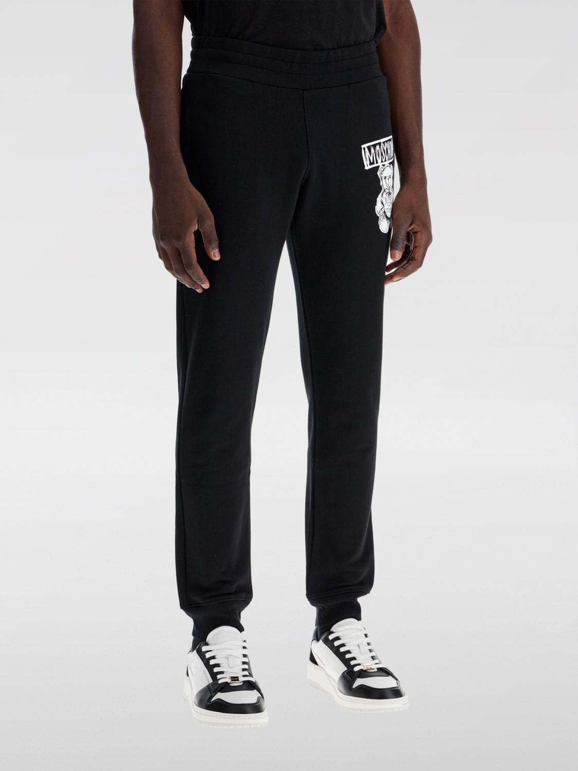 MOSCHINO COUTURE PANTS: Pants men Moschino Couture, Black - Img 1