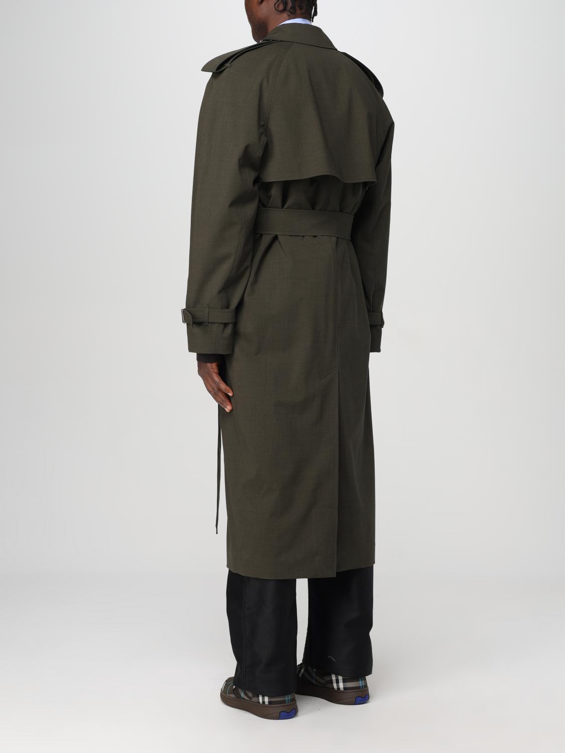 BURBERRY TRENCH COAT: Trench coat men Burberry, Green - Img 3