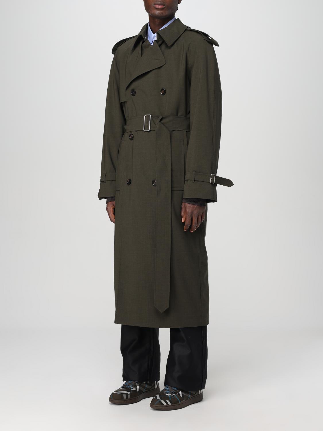 BURBERRY TRENCH COAT: Trench coat men Burberry, Green - Img 4