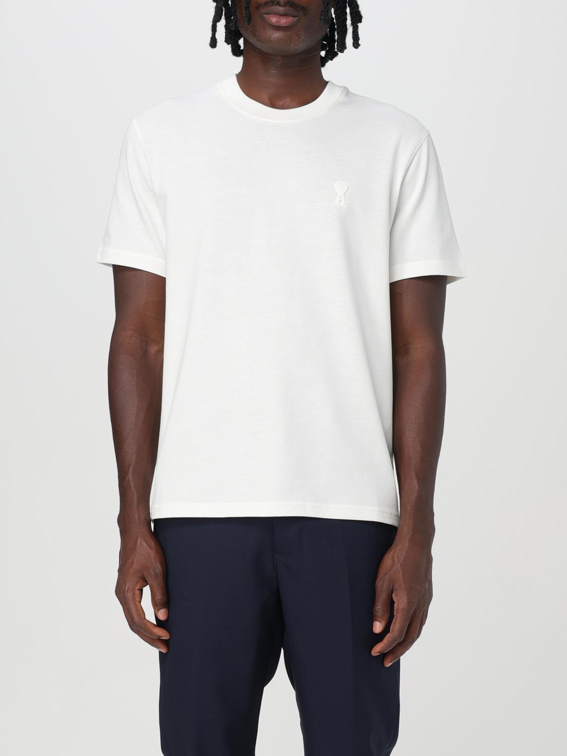 AMI PARIS T-SHIRT: T-shirt men Ami Paris, White - Img 1