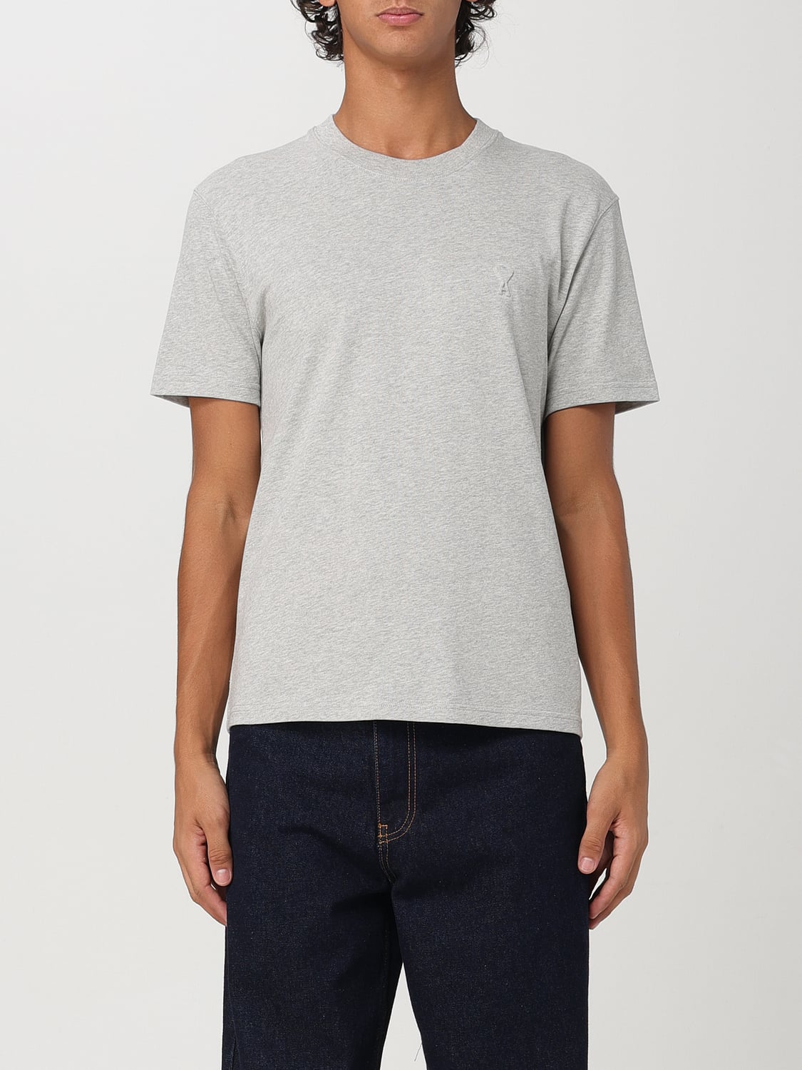 AMI PARIS CAMISETA: Camiseta hombre Ami Paris, Gris - Img 1