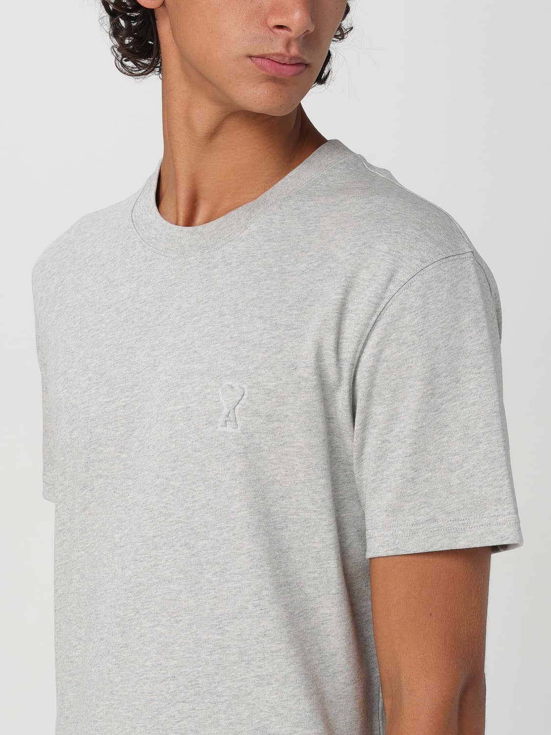 AMI PARIS CAMISETA: Camiseta hombre Ami Paris, Gris - Img 3