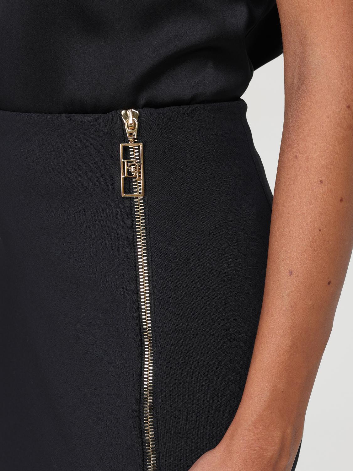 ELISABETTA FRANCHI FALDA: Falda mujer Elisabetta Franchi, Negro - Img 3