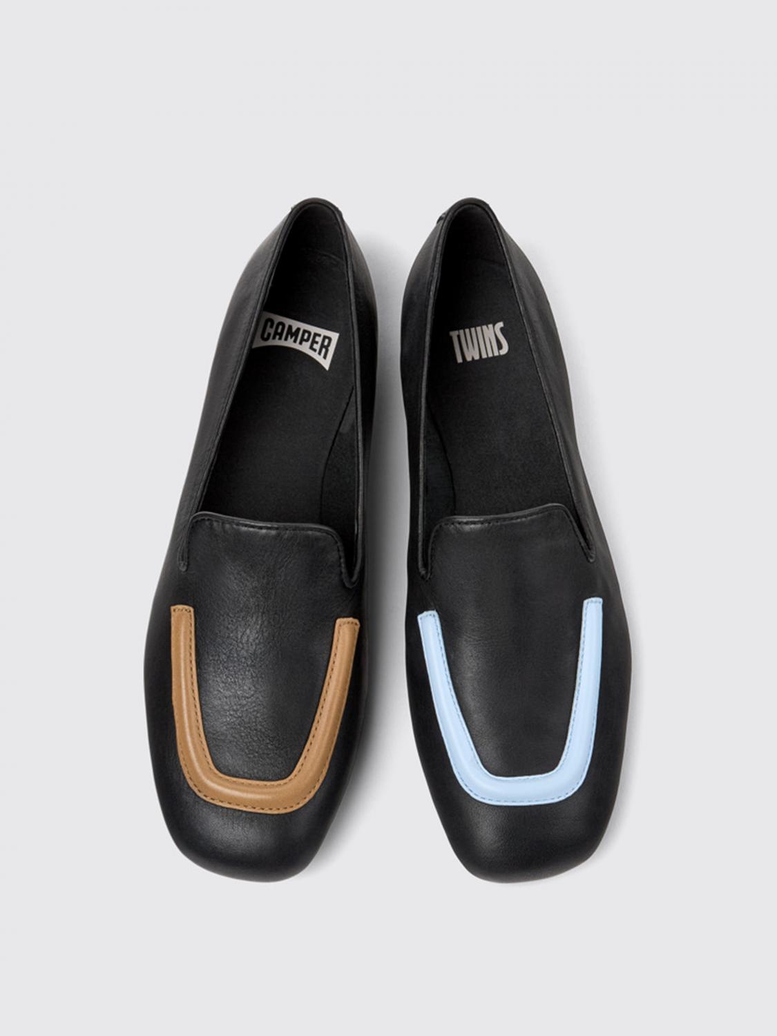 Camper Twins leather loafers - Black | K201673-002 TWINS | GIGLIO.COM