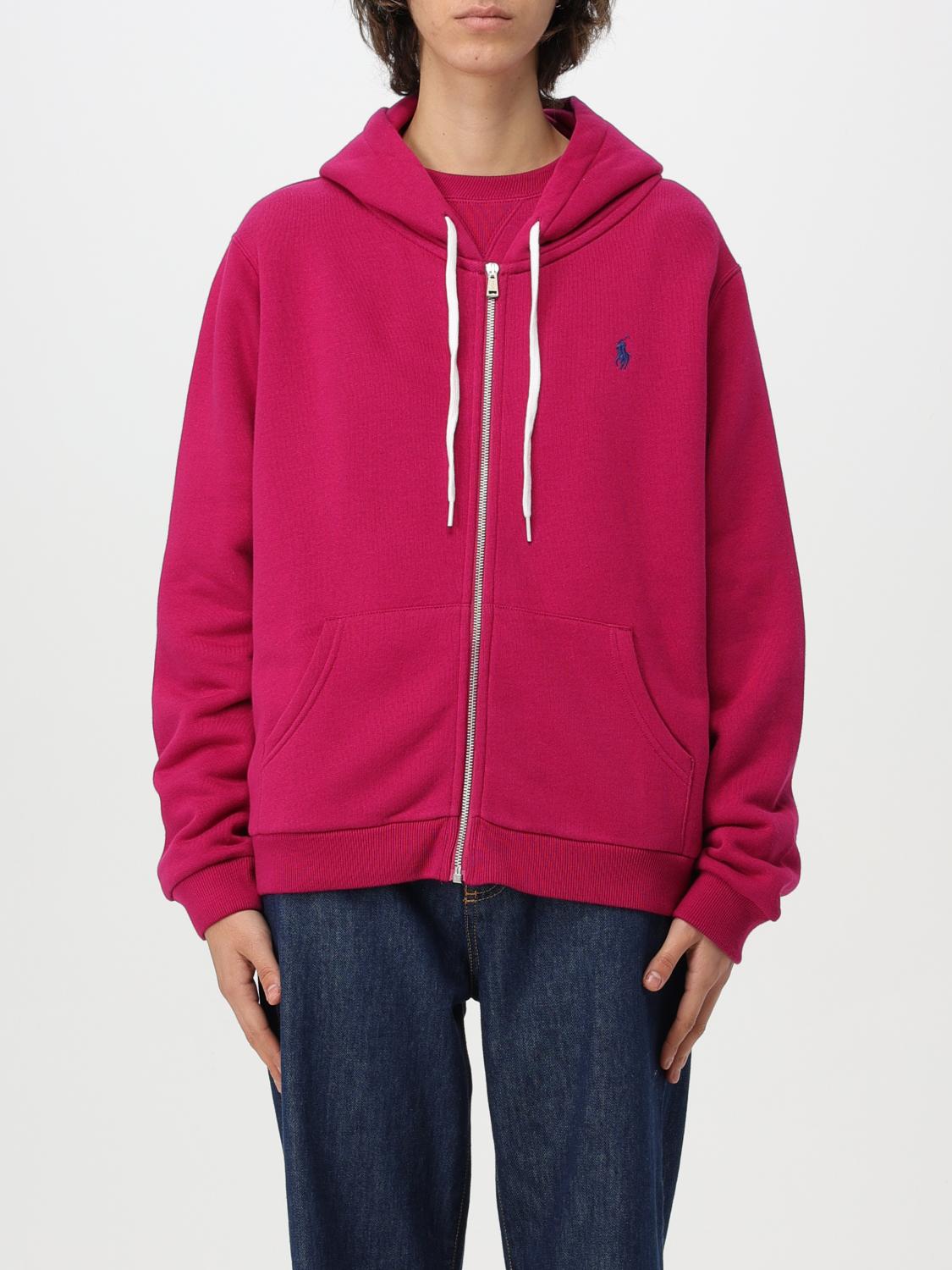 POLO RALPH LAUREN SWEATSHIRT: Sweatshirt woman Polo Ralph Lauren, Violet - Img 1