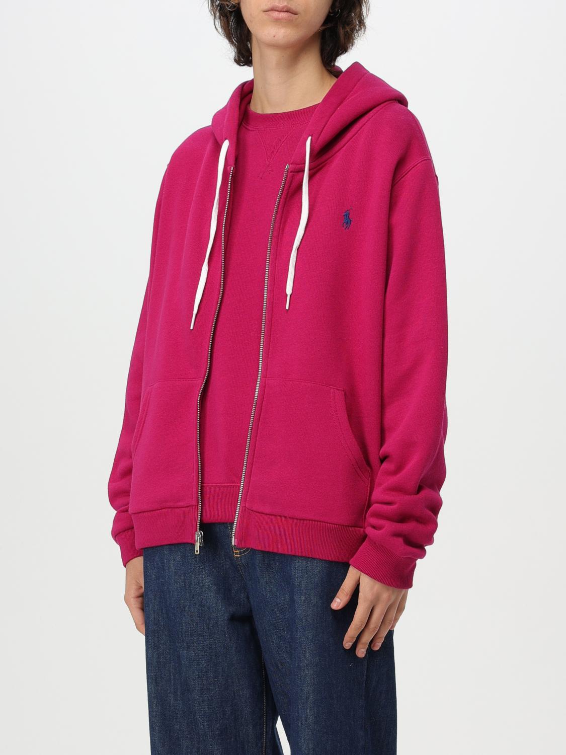 POLO RALPH LAUREN SWEATSHIRT: Sweatshirt woman Polo Ralph Lauren, Violet - Img 3