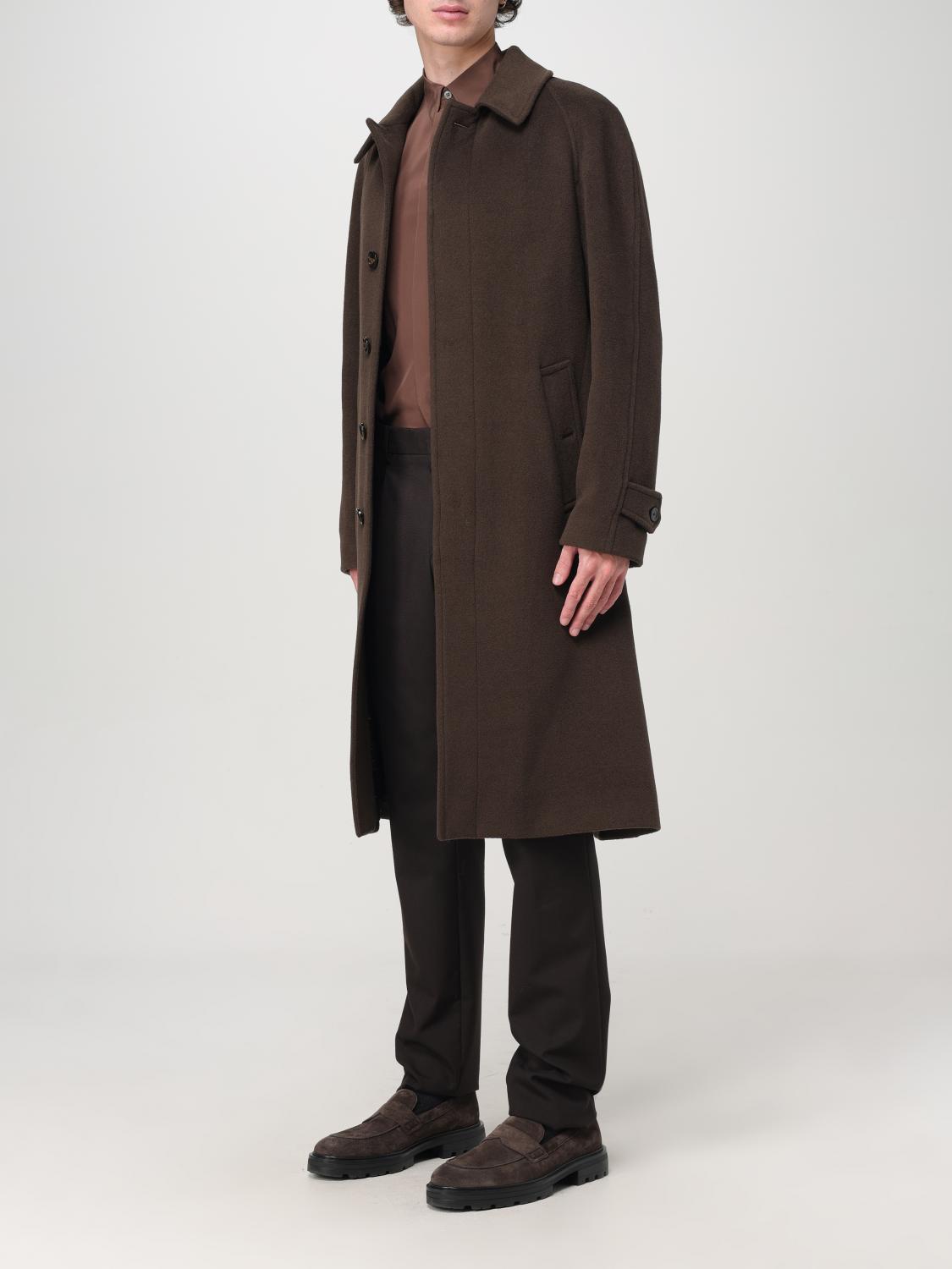 LARDINI MANTEAU: Manteau homme Lardini, Marron - Img 4