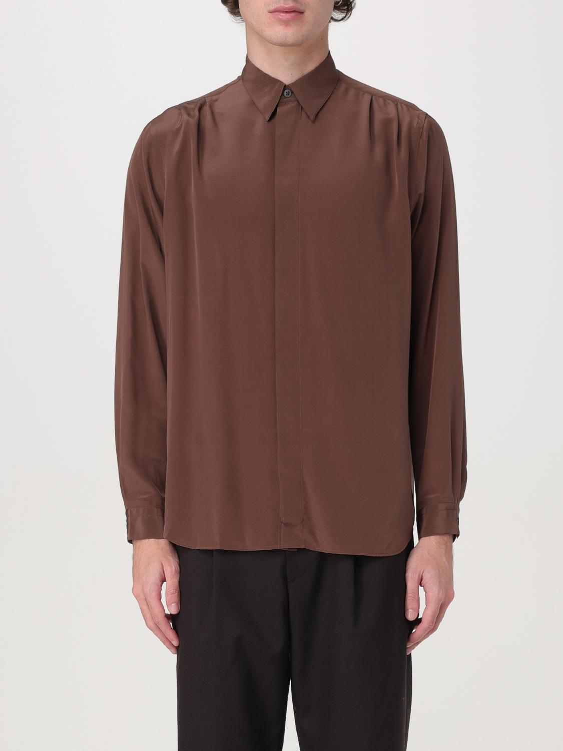 LARDINI SHIRT: Shirt men Lardini, Brown - Img 1