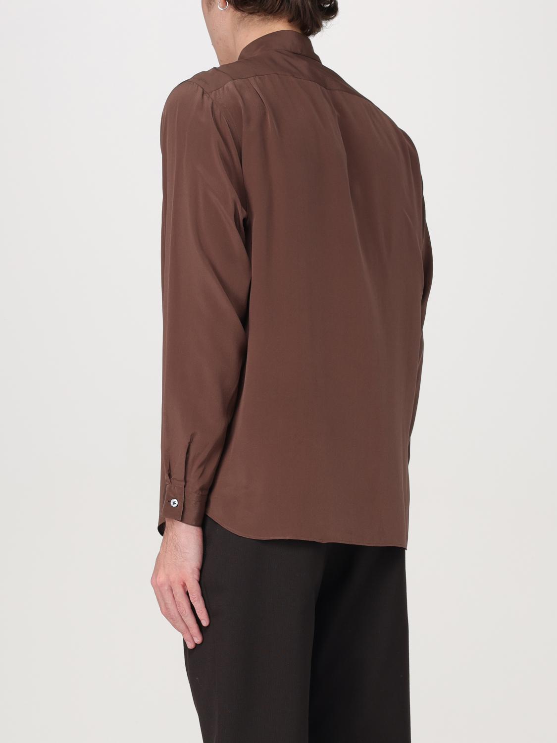 LARDINI SHIRT: Shirt men Lardini, Brown - Img 3