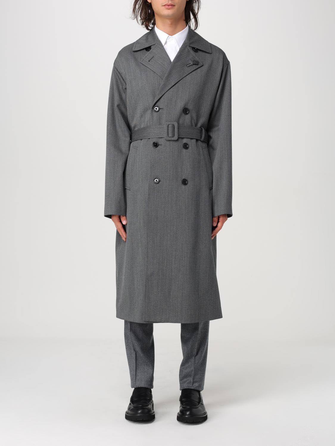 LARDINI GIACCA: Cappotto doppiopetto Lardini in lana , Grigio - Img 1