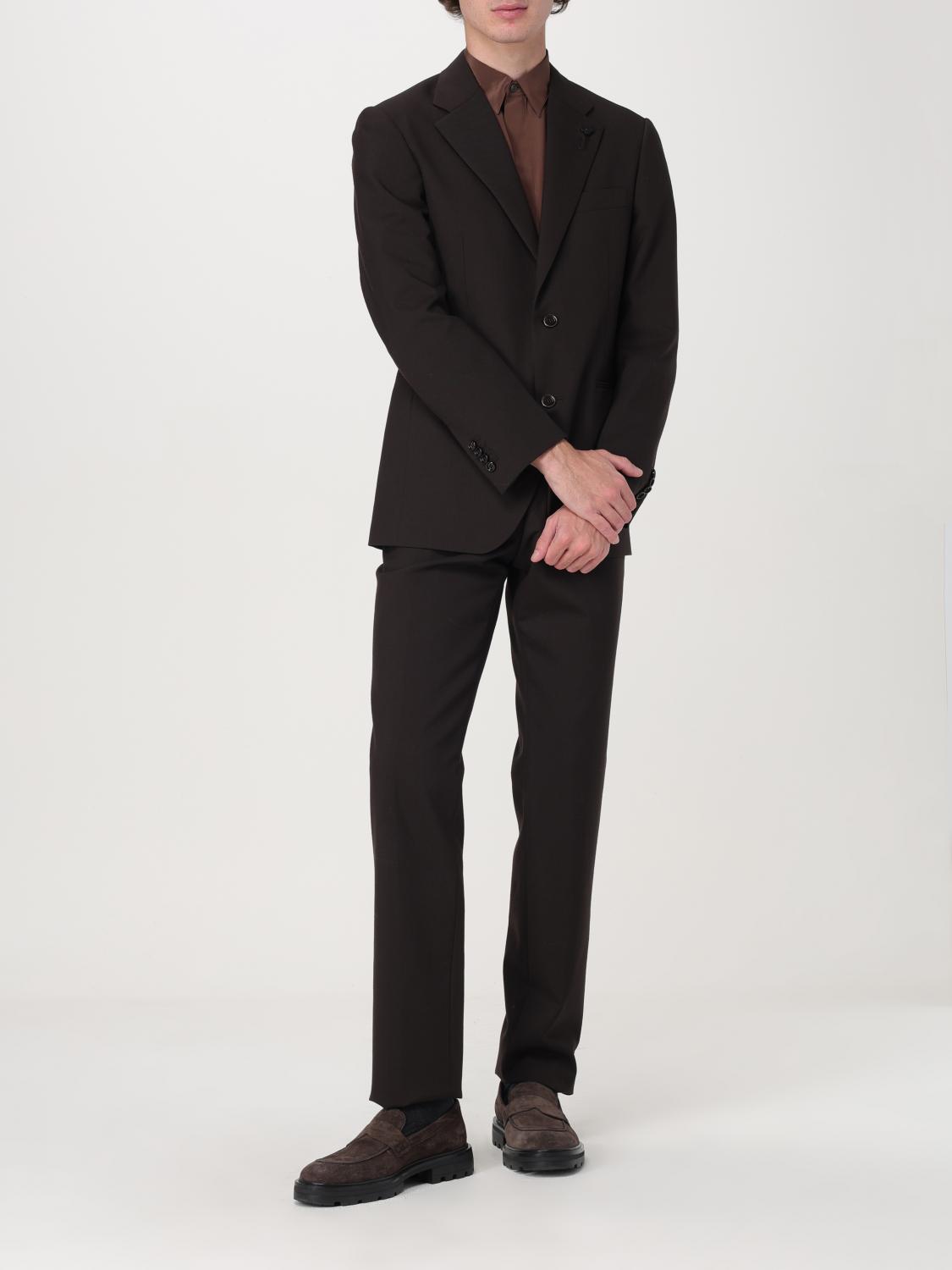 LARDINI SUIT: Suit men Lardini, Brown - Img 2