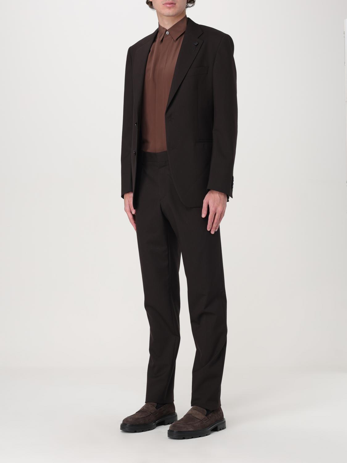 LARDINI SUIT: Suit men Lardini, Brown - Img 4