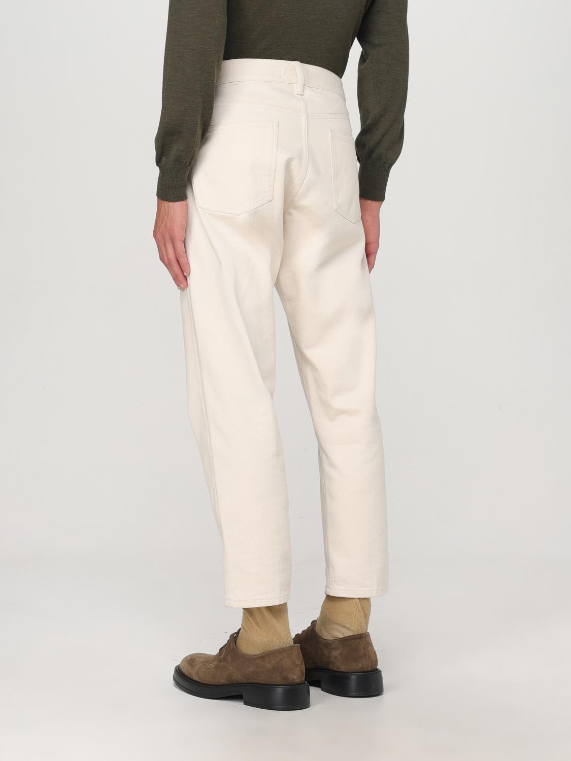 LARDINI JEANS: Jeans Lardini in denim naturale , Bianco - Img 2