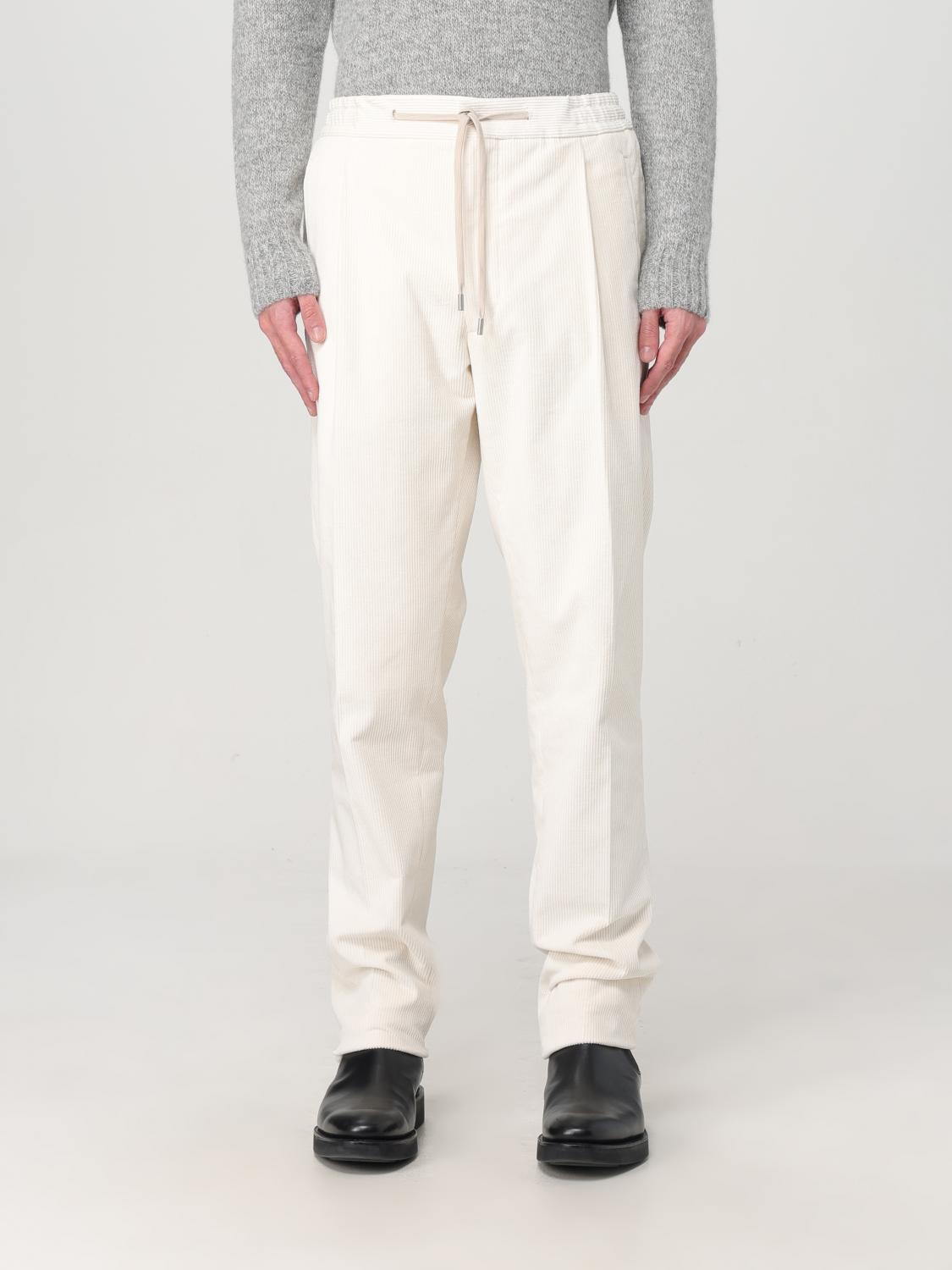 LARDINI PANTS: Pants men Lardini, White - Img 1