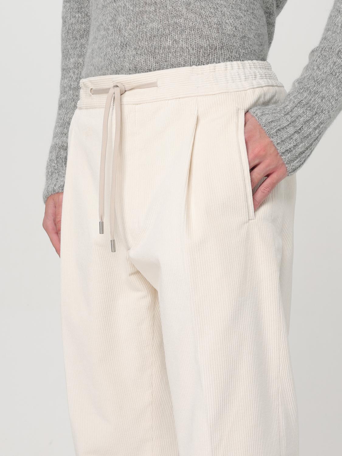 LARDINI PANTS: Pants men Lardini, White - Img 3