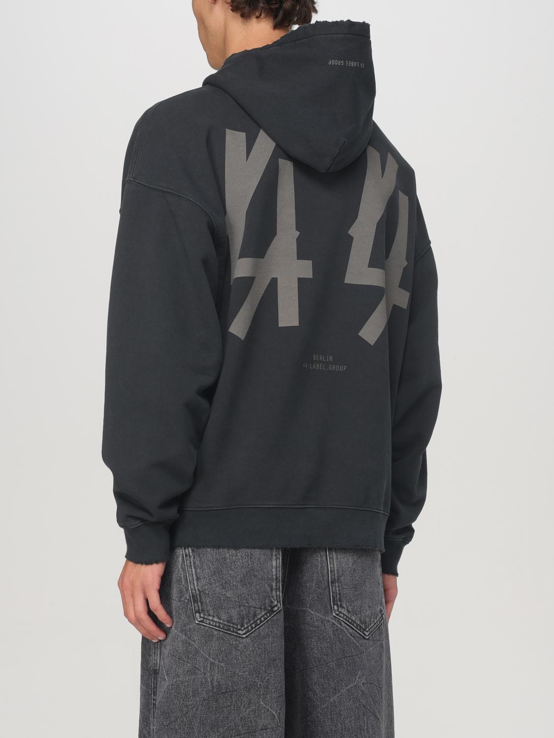 44 LABEL GROUP SUDADERA: Sudadera hombre 44 Label Group, Negro - Img 3
