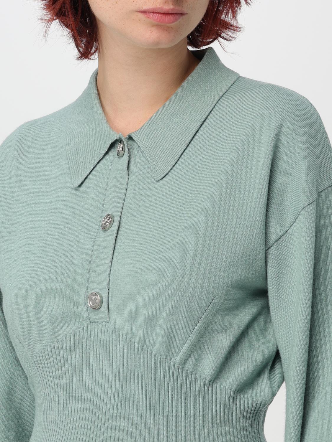 PINKO MAGLIA: Pullover Pinko in maglia , Verde - Img 3