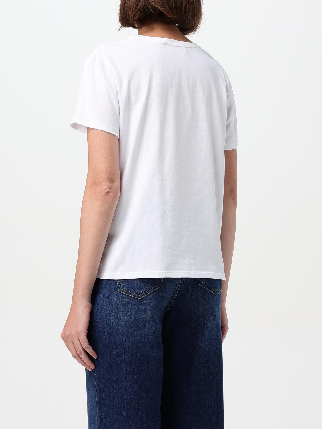 TWINSET T-SHIRT: Twinset cotton t-shirt with logo, White - Img 2