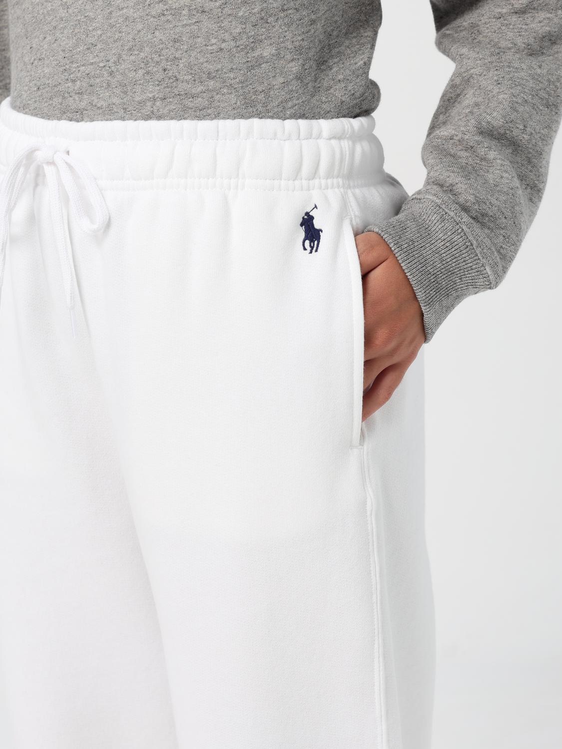 POLO RALPH LAUREN PANTS: Pants woman Polo Ralph Lauren, White - Img 3