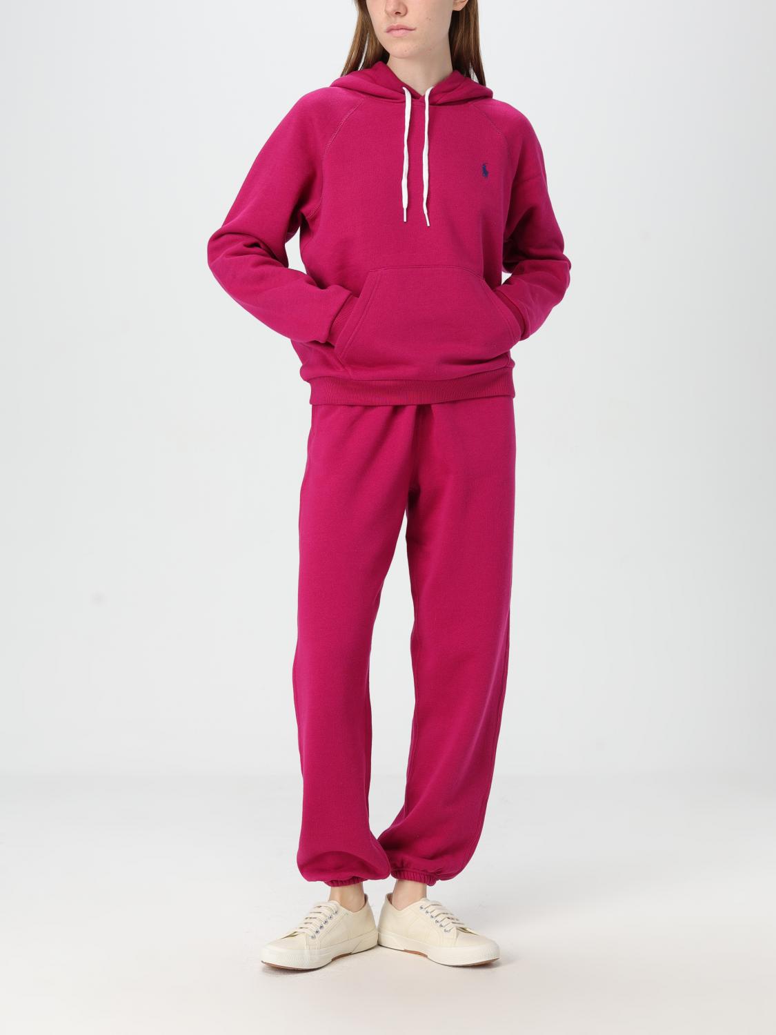 POLO RALPH LAUREN PANTS: Pants woman Polo Ralph Lauren, Fuchsia - Img 2