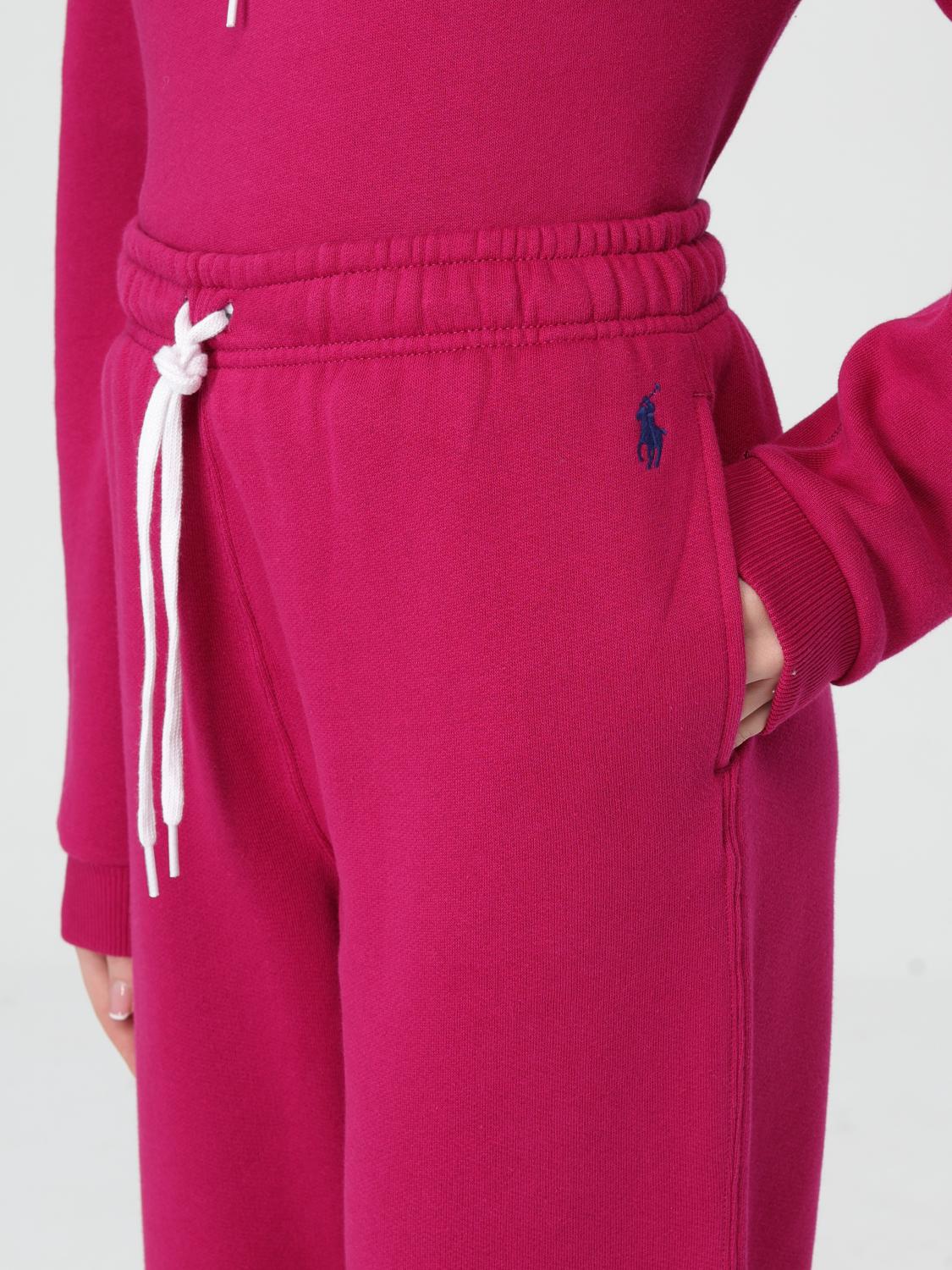 POLO RALPH LAUREN PANTS: Pants woman Polo Ralph Lauren, Fuchsia - Img 4