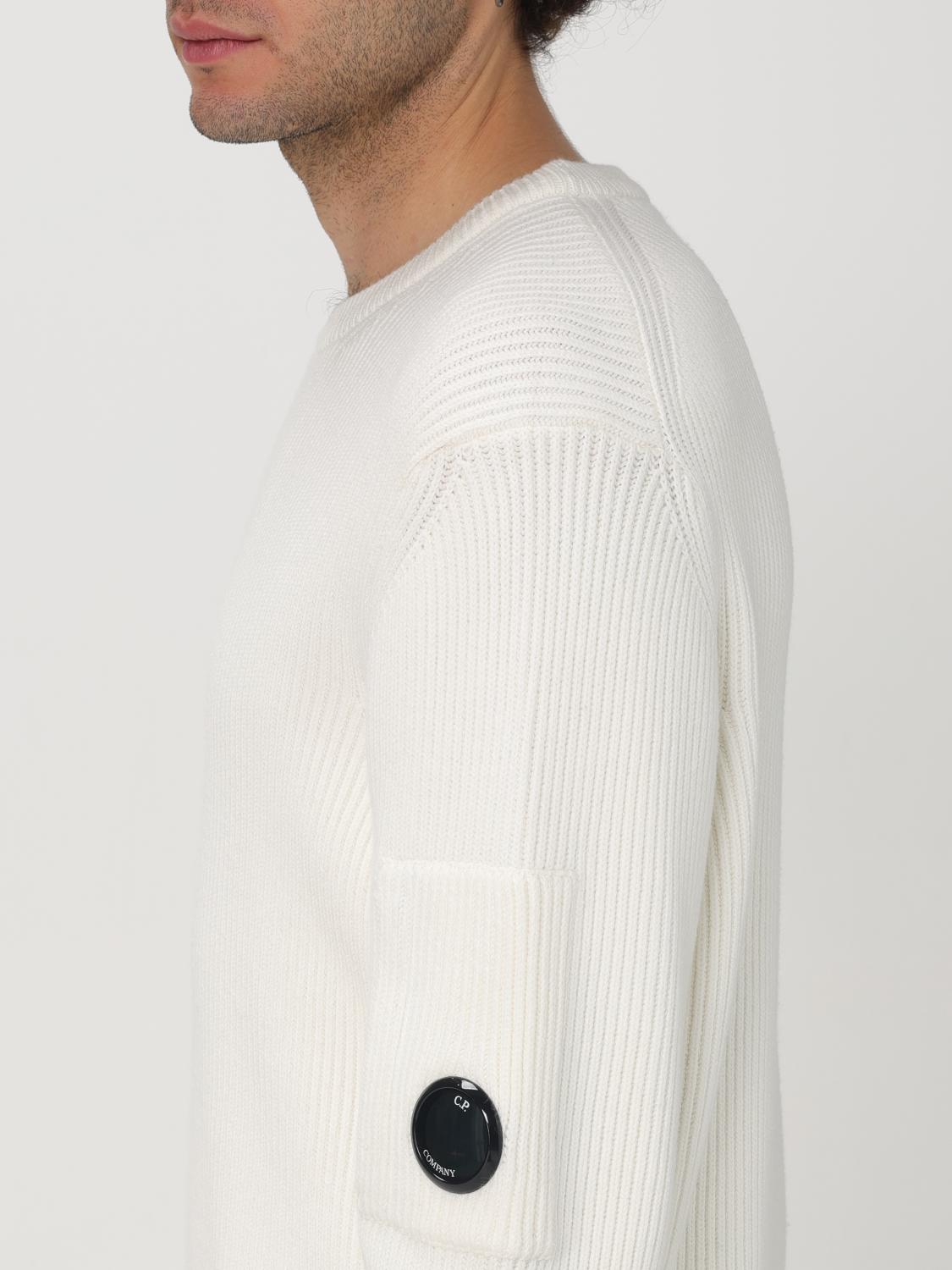 C.P. COMPANY SWEATER: Sweater men C.P. Company, White - Img 3