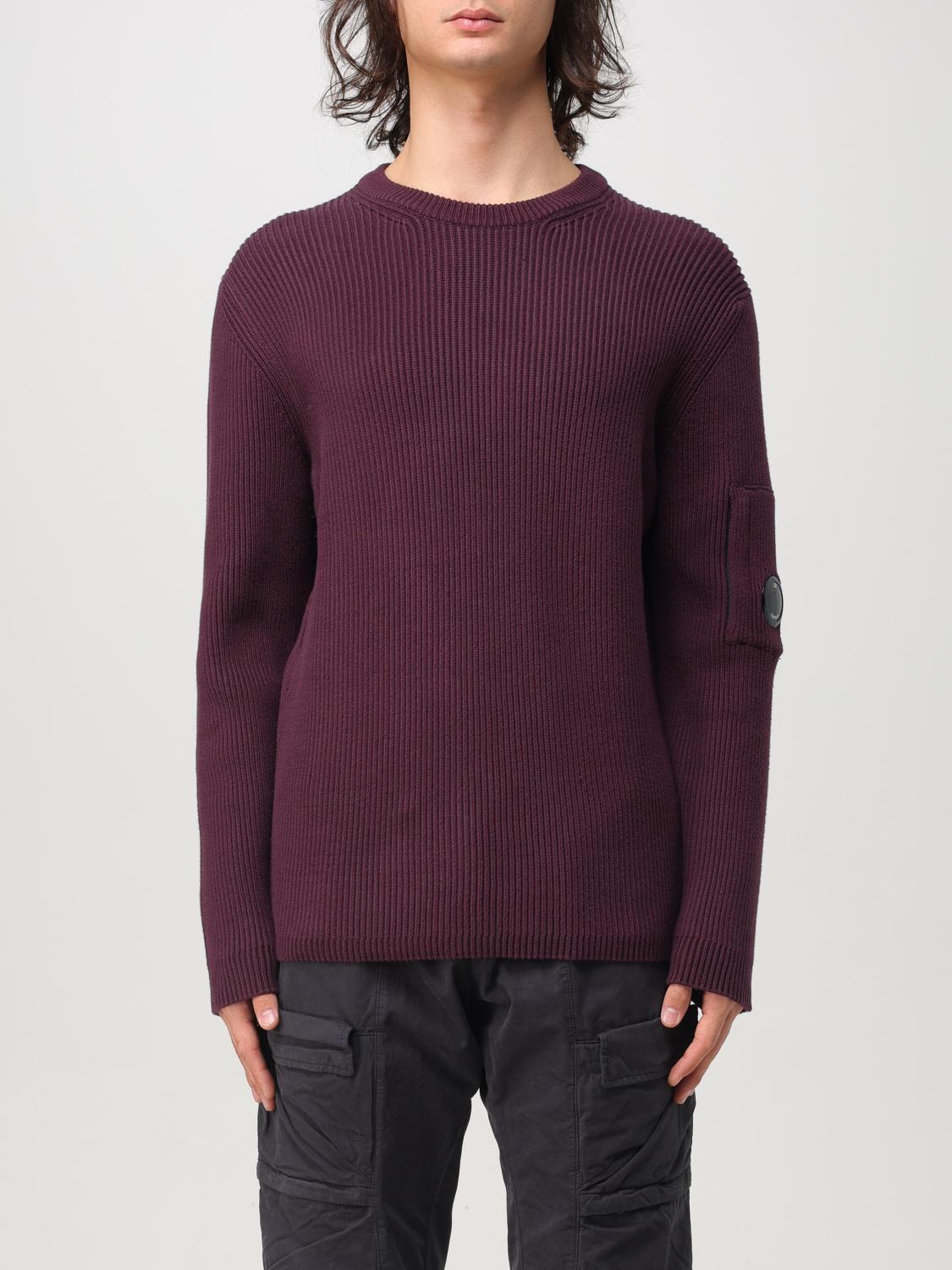 C.P. COMPANY SWEATER: Sweater men C.P. Company, Burgundy - Img 1