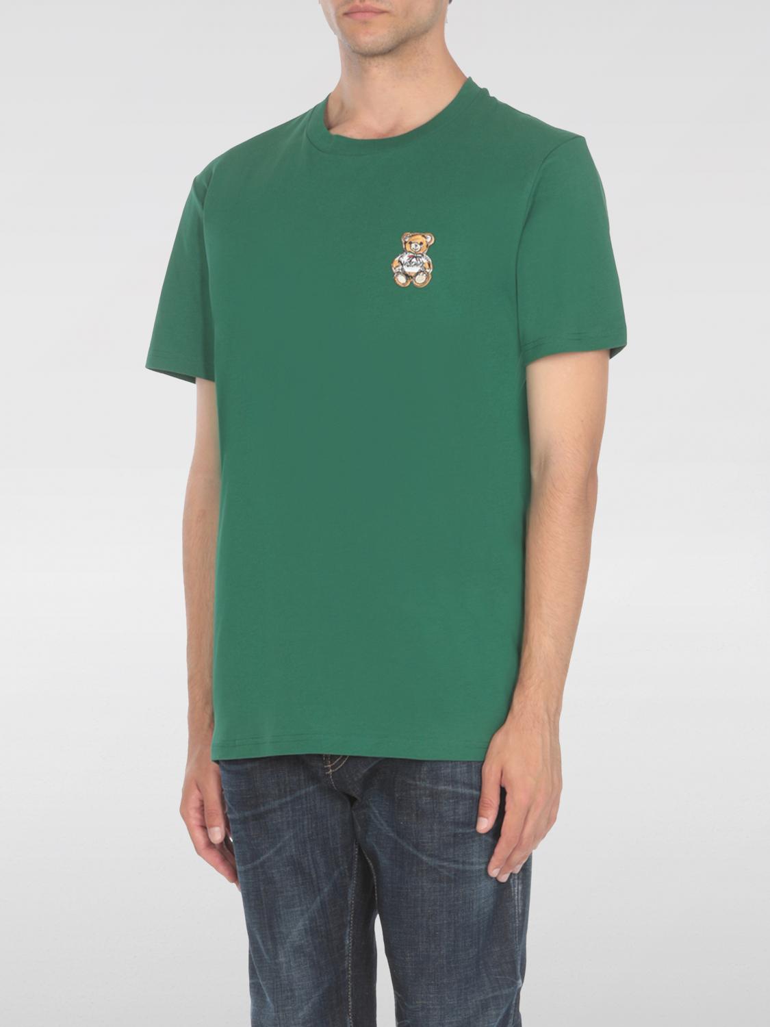 MOSCHINO COUTURE T-SHIRT: T-shirt men Moschino Couture, Green - Img 1