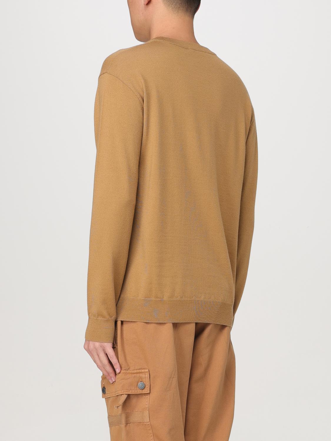 MOSCHINO COUTURE SWEATER: Cardigan men Moschino Couture, Camel - Img 3