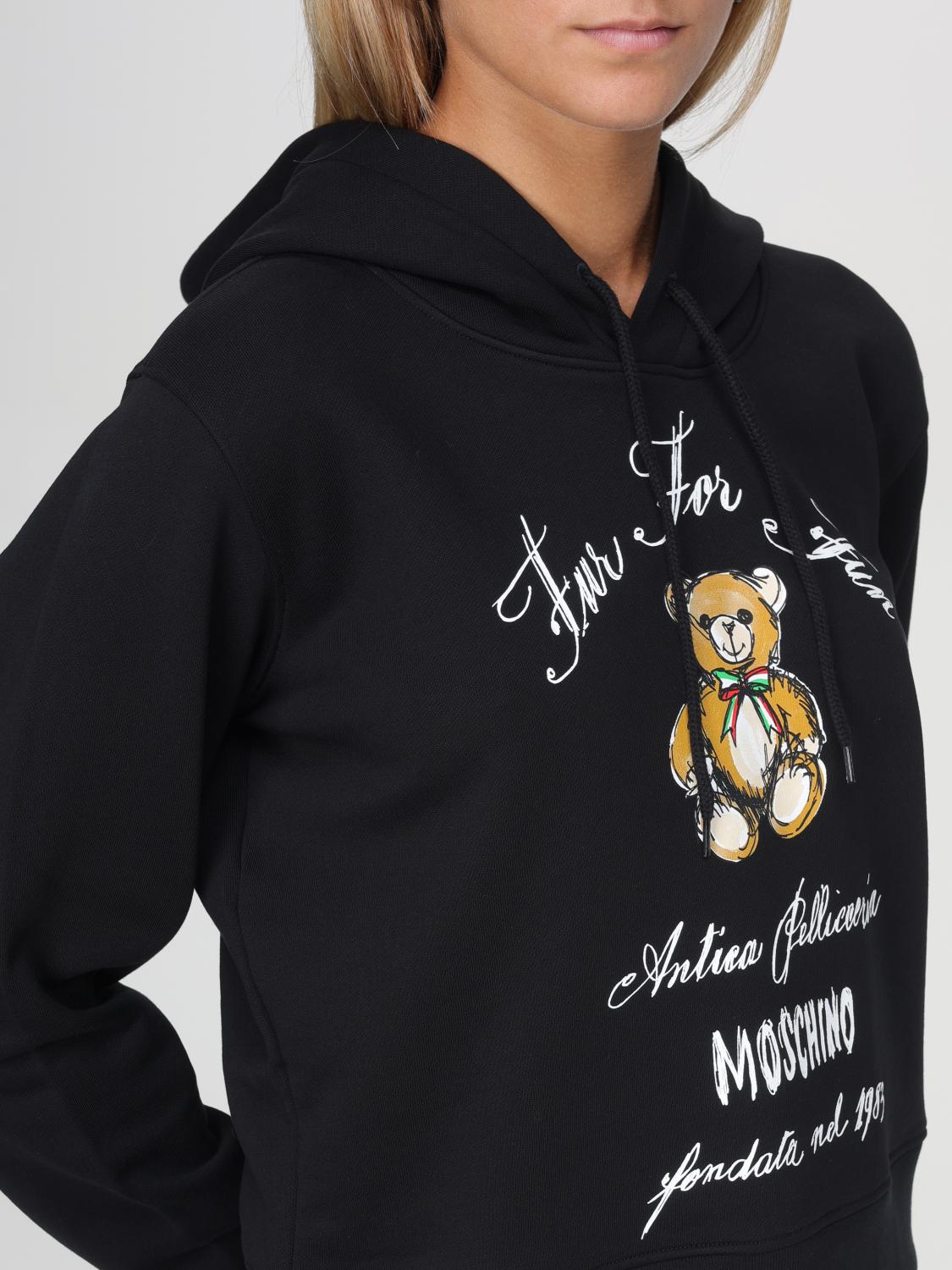 MOSCHINO COUTURE SUDADERA: Jersey mujer Moschino Couture, Negro - Img 5