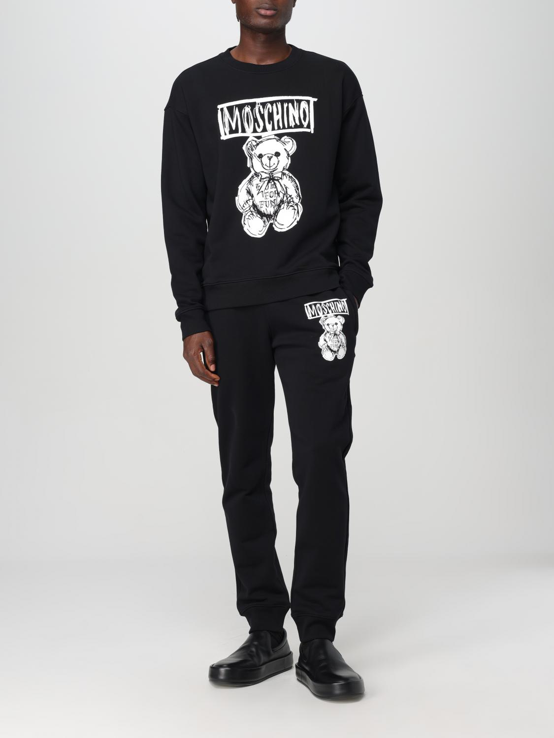 MOSCHINO COUTURE SUDADERA: Sudadera hombre Moschino Couture, Negro - Img 2
