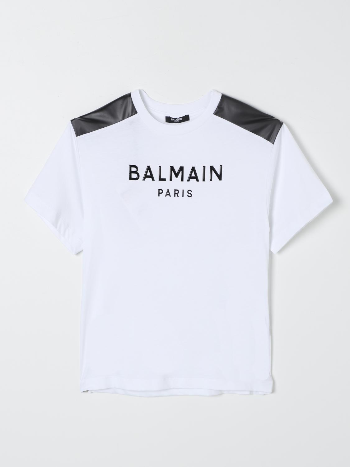 BALMAIN T恤: T恤 儿童 Balmain, 白色 - Img 1