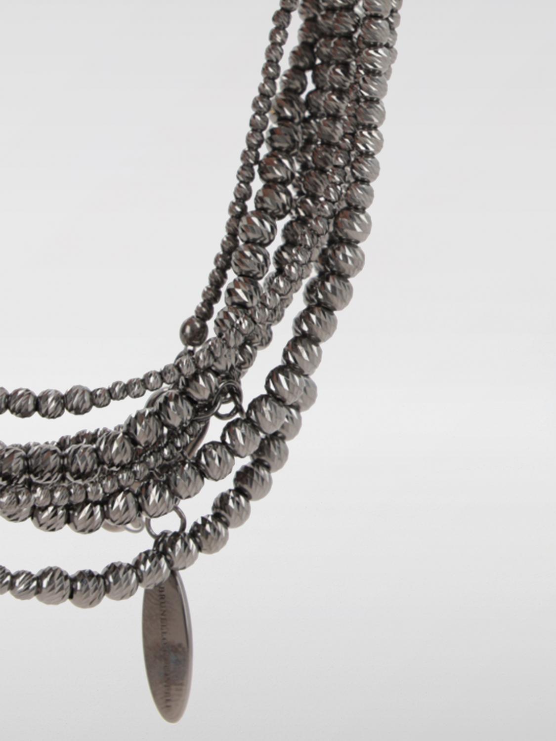 BRUNELLO CUCINELLI GIOIELLO: Bracciale Brunello Cucinelli in ottone , Nero - Img 2