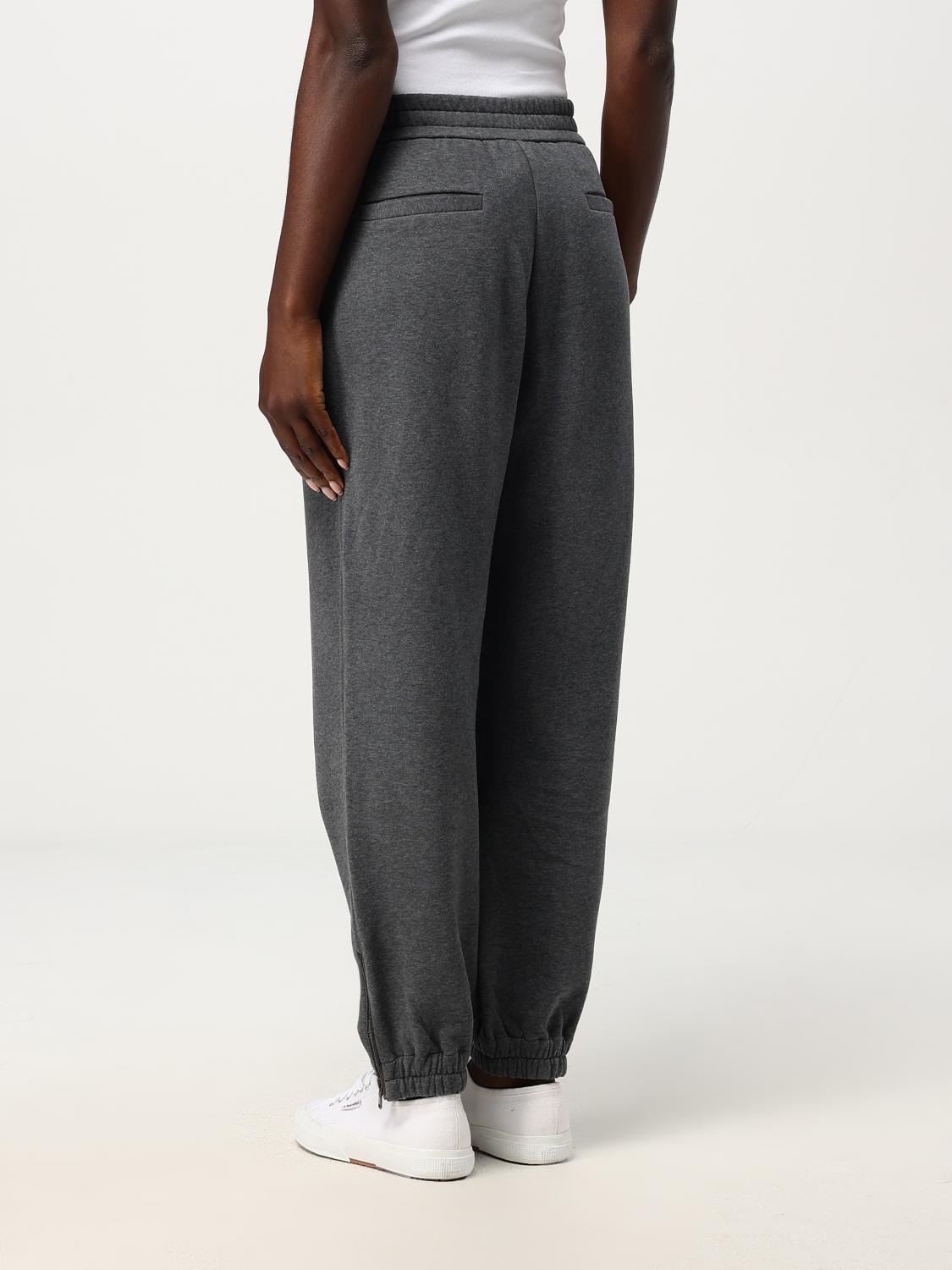 BRUNELLO CUCINELLI PANTS: Pants woman Brunello Cucinelli, Grey - Img 3